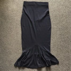 Mermaid style pencil skirt
